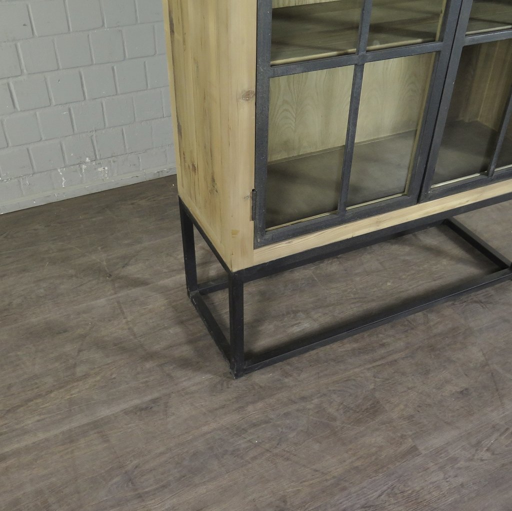 Vitrine Bücherschrank 1,13 m Kiefer