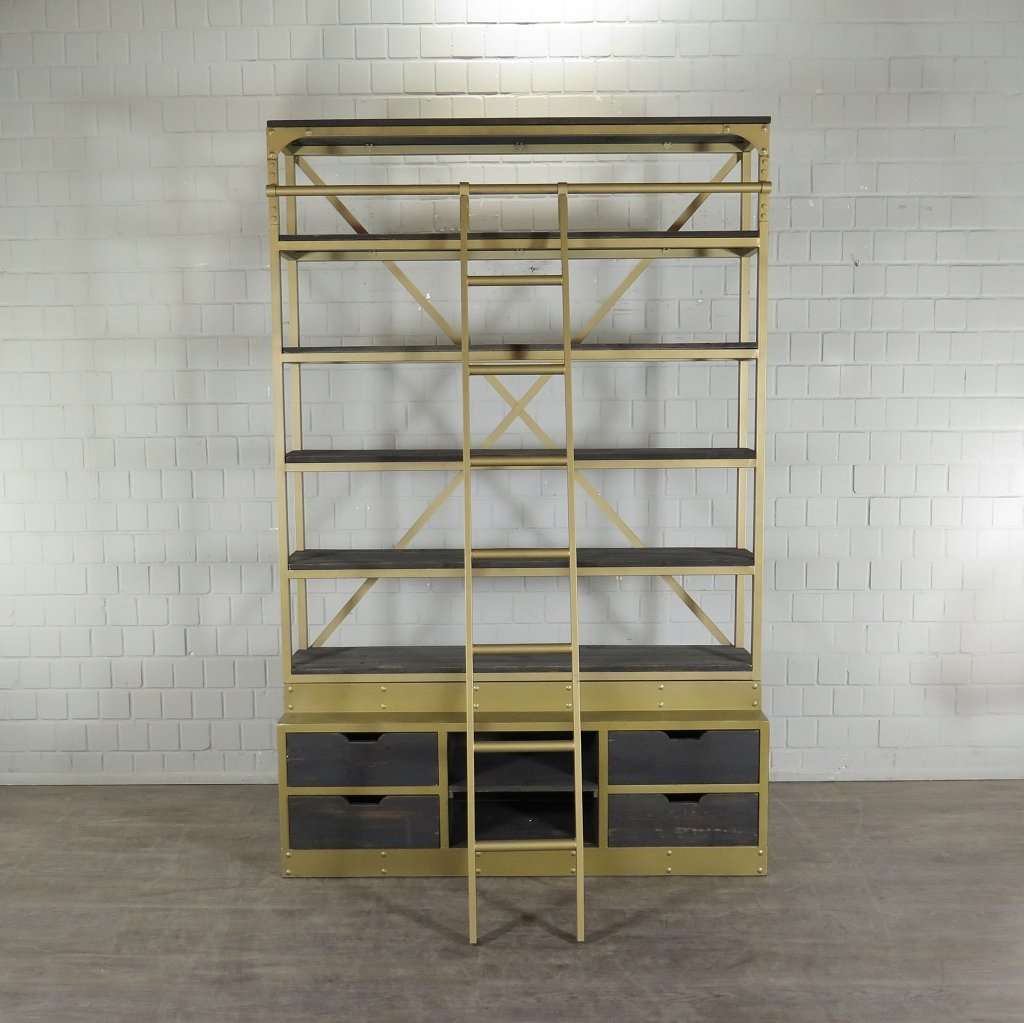 Regal Bücherregal Massivholz 1,61 m