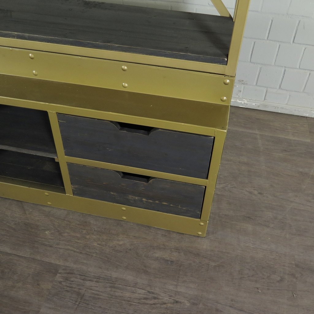 Regal Bücherregal Massivholz 1,61 m