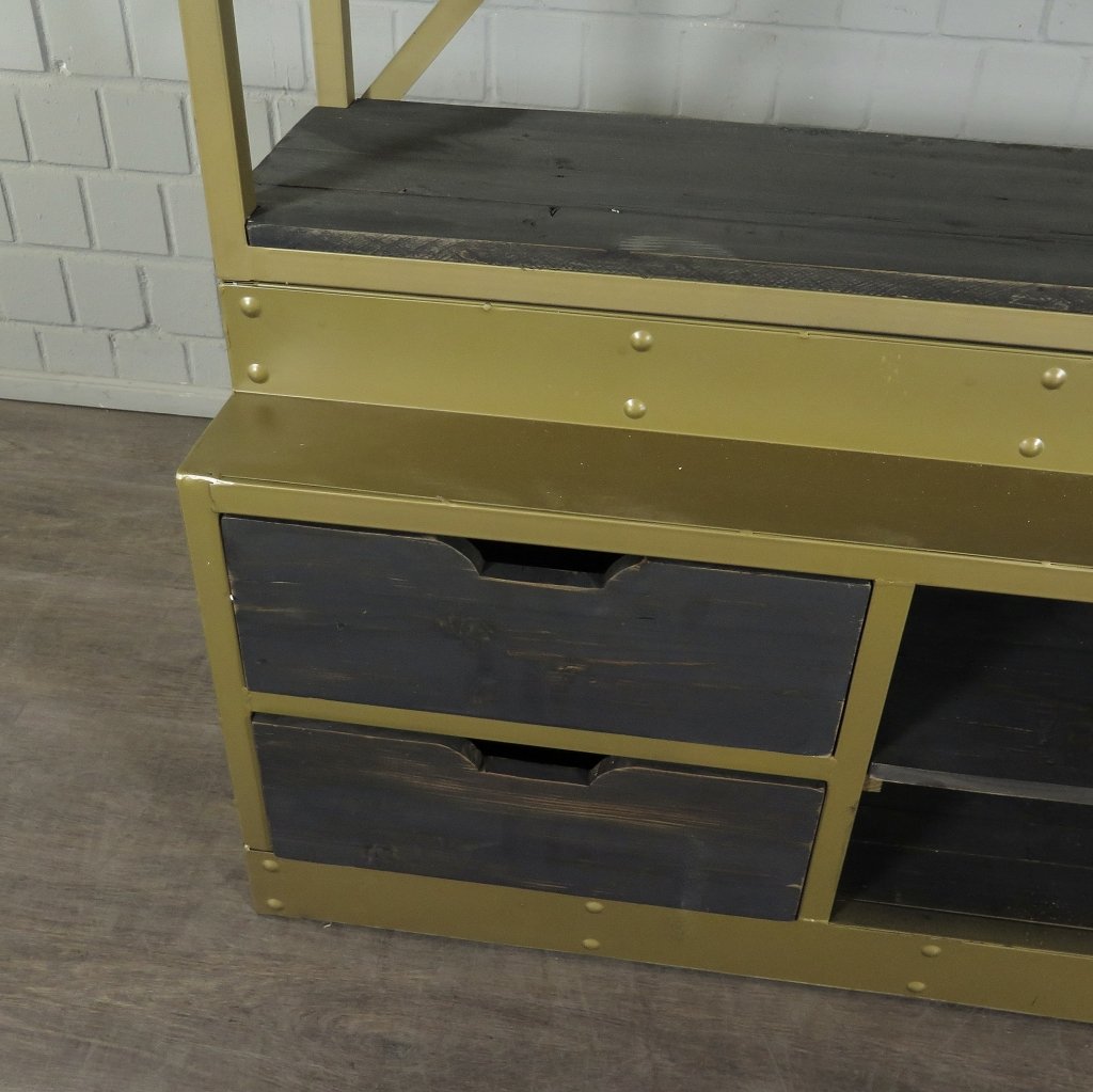 Regal Bücherregal Massivholz 1,61 m