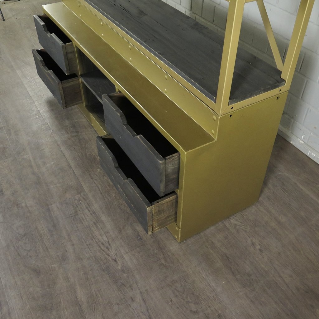 Regal Bücherregal Massivholz 1,61 m