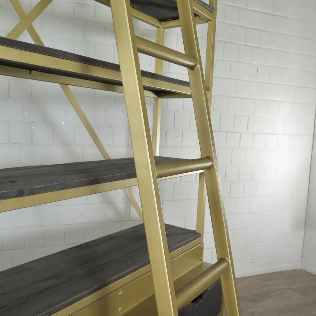Regal Bücherregal Massivholz 1,61 m