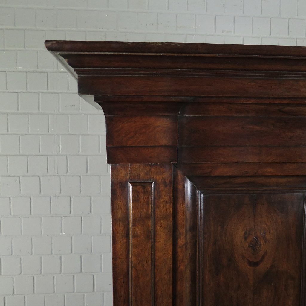 Kleiderschrank Schrank Barock 1780 Nussbaum
