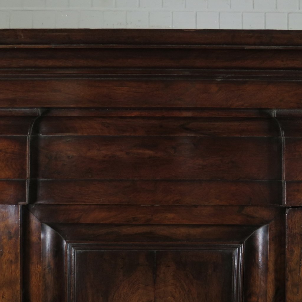 Kleiderschrank Schrank Barock 1780 Nussbaum