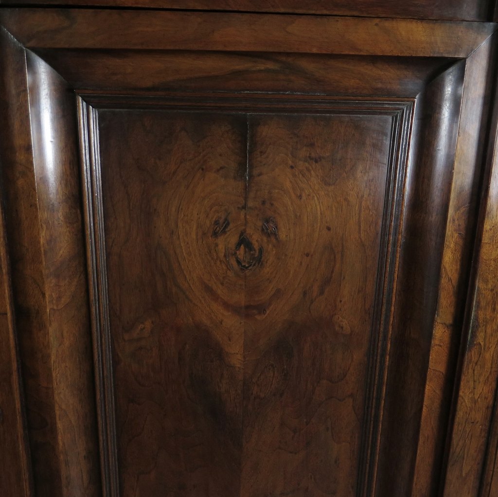 Kleiderschrank Schrank Barock 1780 Nussbaum