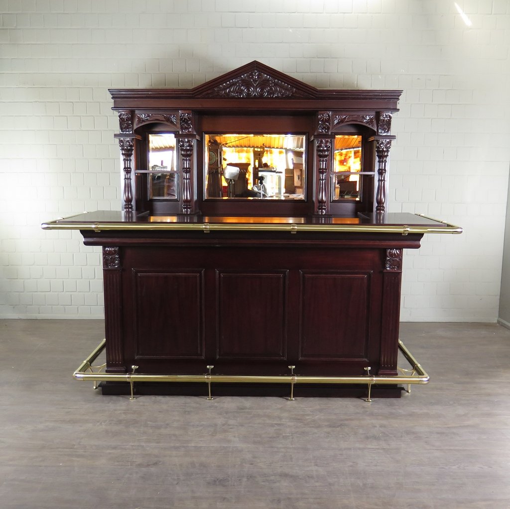 Empire Bar Theke Mahagoni 2,30 m