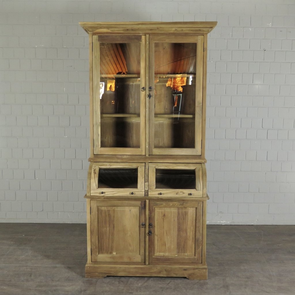 Buffetschrank Vitrine 1,14 m Teakholz