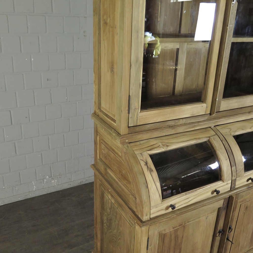 Buffetschrank Vitrine 1,14 m Teakholz