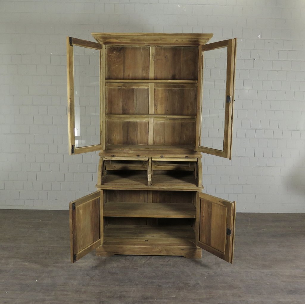 Buffetschrank Vitrine 1,14 m Teakholz