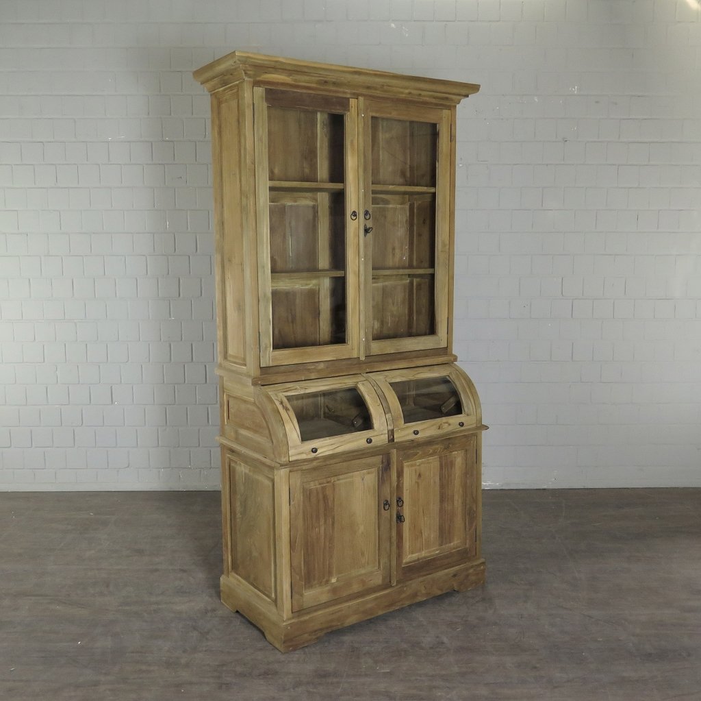 Buffetschrank Vitrine 1,14 m Teakholz