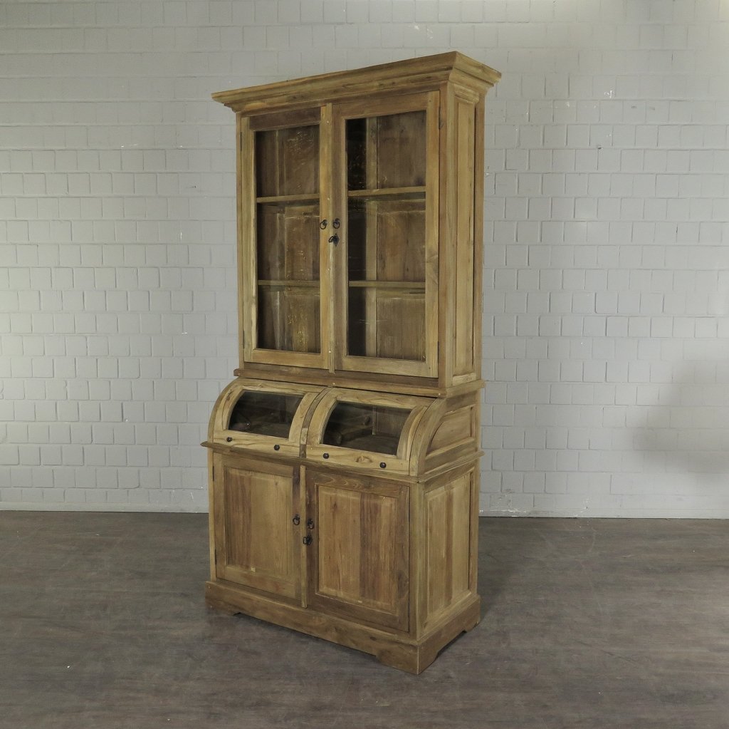 Buffetschrank Vitrine 1,14 m Teakholz