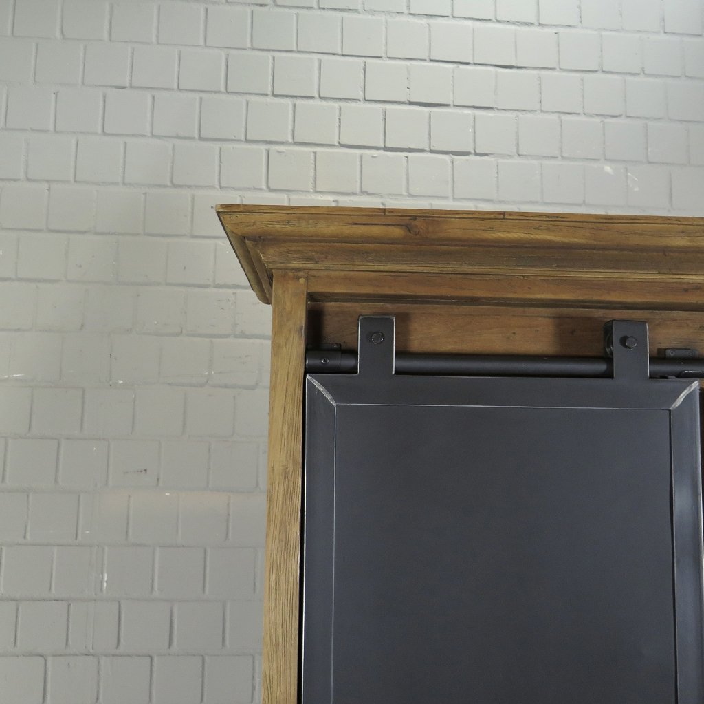 Schrank Bücherschrank Teakholz 1,12 m