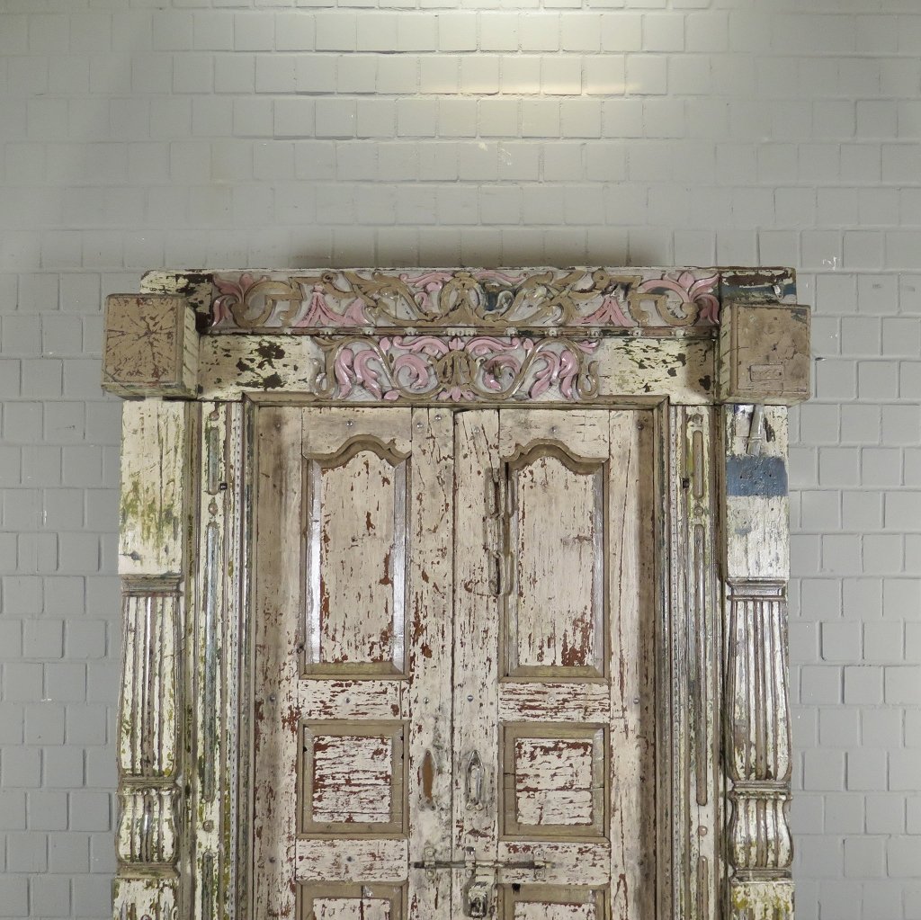 Tür Eingangstür Haustür 1880 Teakholz