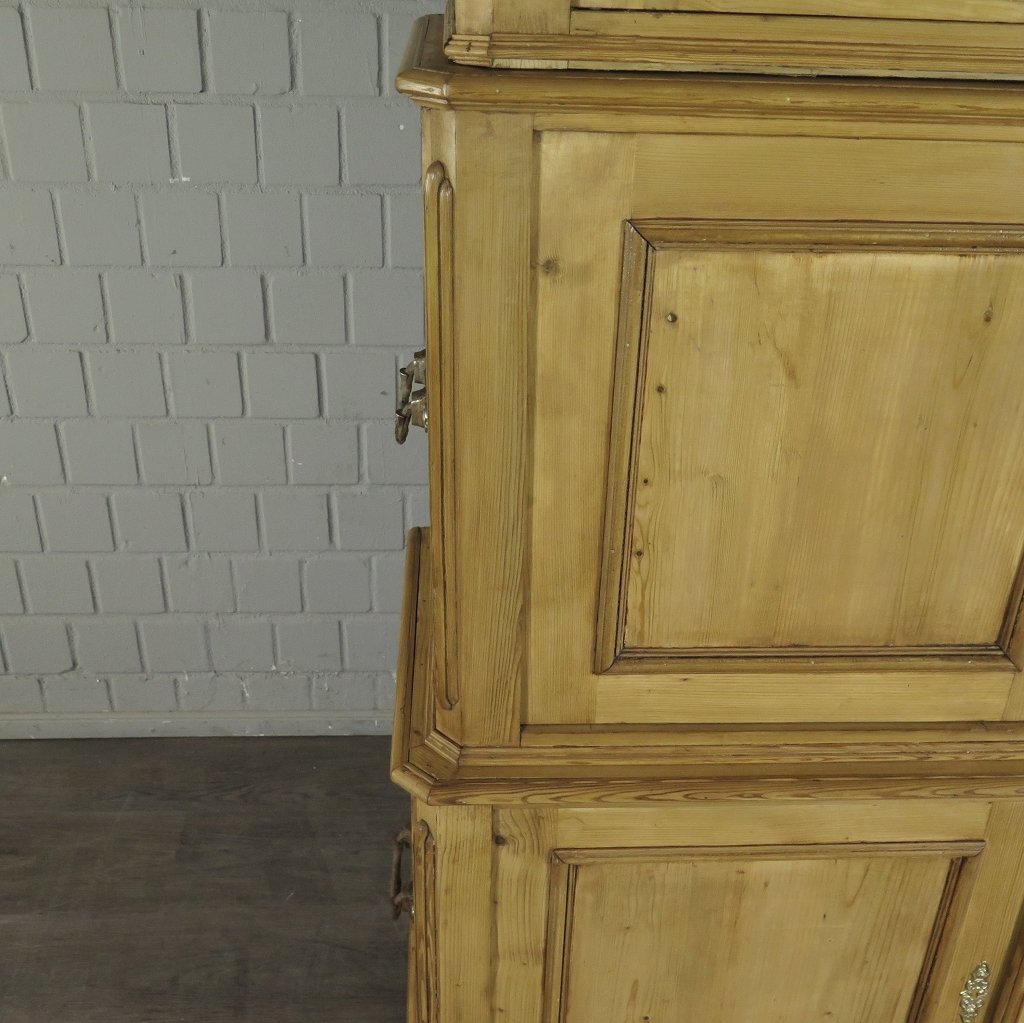 Stapelschrank Schrank Kleiderschrank Louis Philippe 1860 Kiefer