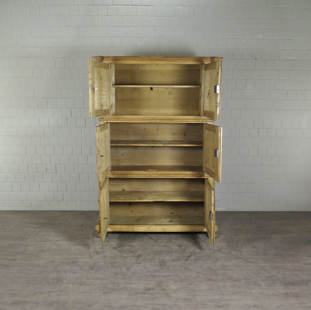 Stapelschrank Schrank Kleiderschrank Louis Philippe 1860 Kiefer