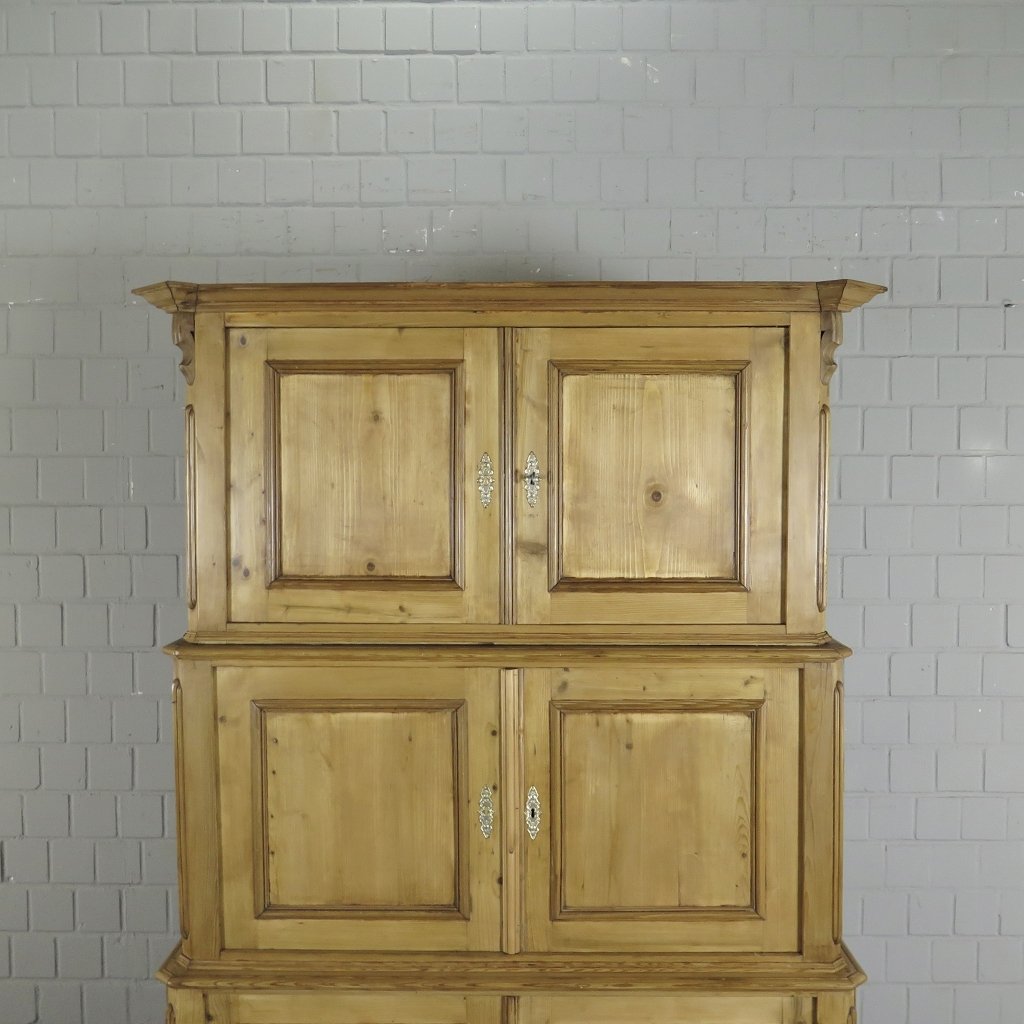 Stapelschrank Schrank Kleiderschrank Louis Philippe 1860 Kiefer