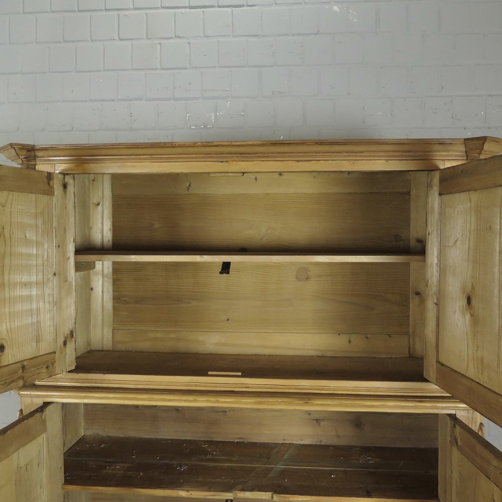 Stapelschrank Schrank Kleiderschrank Louis Philippe 1860 Kiefer