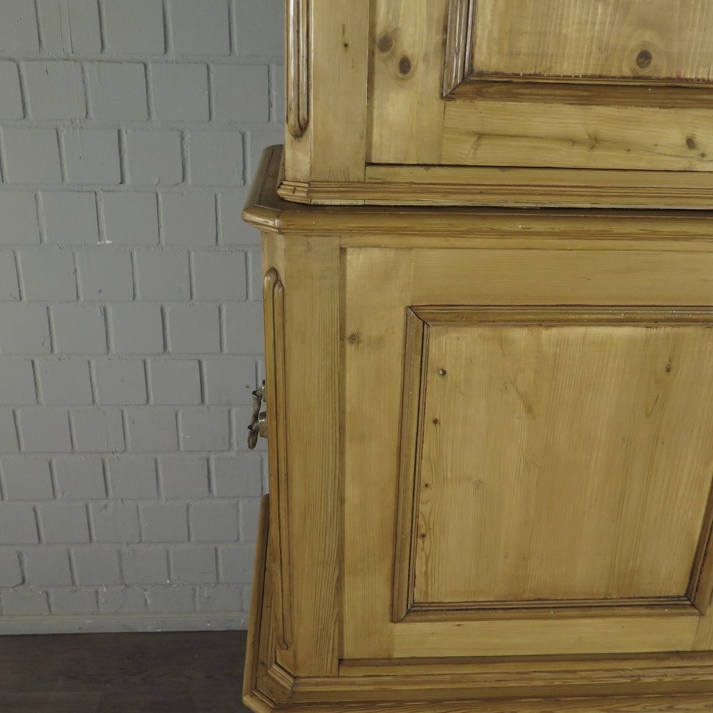 Stapelschrank Schrank Kleiderschrank Louis Philippe 1860 Kiefer