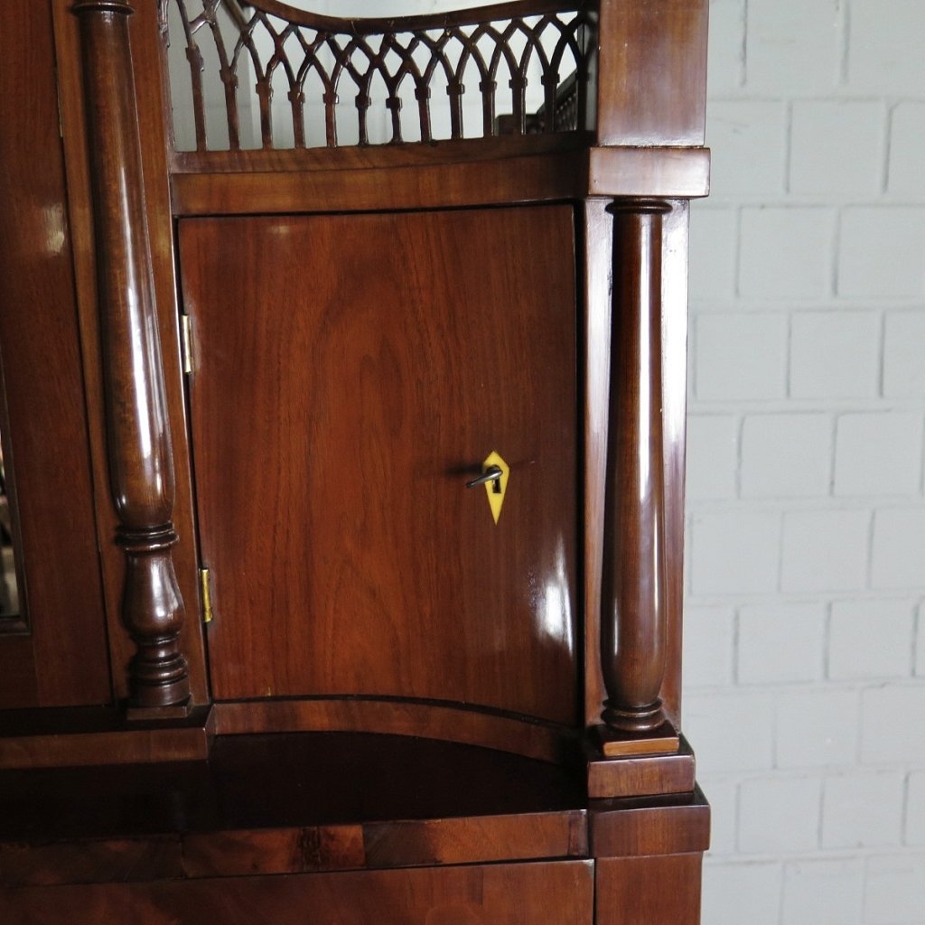 Sekretär Schreibtisch Stehpult Biedermeier 1830 Mahagoni