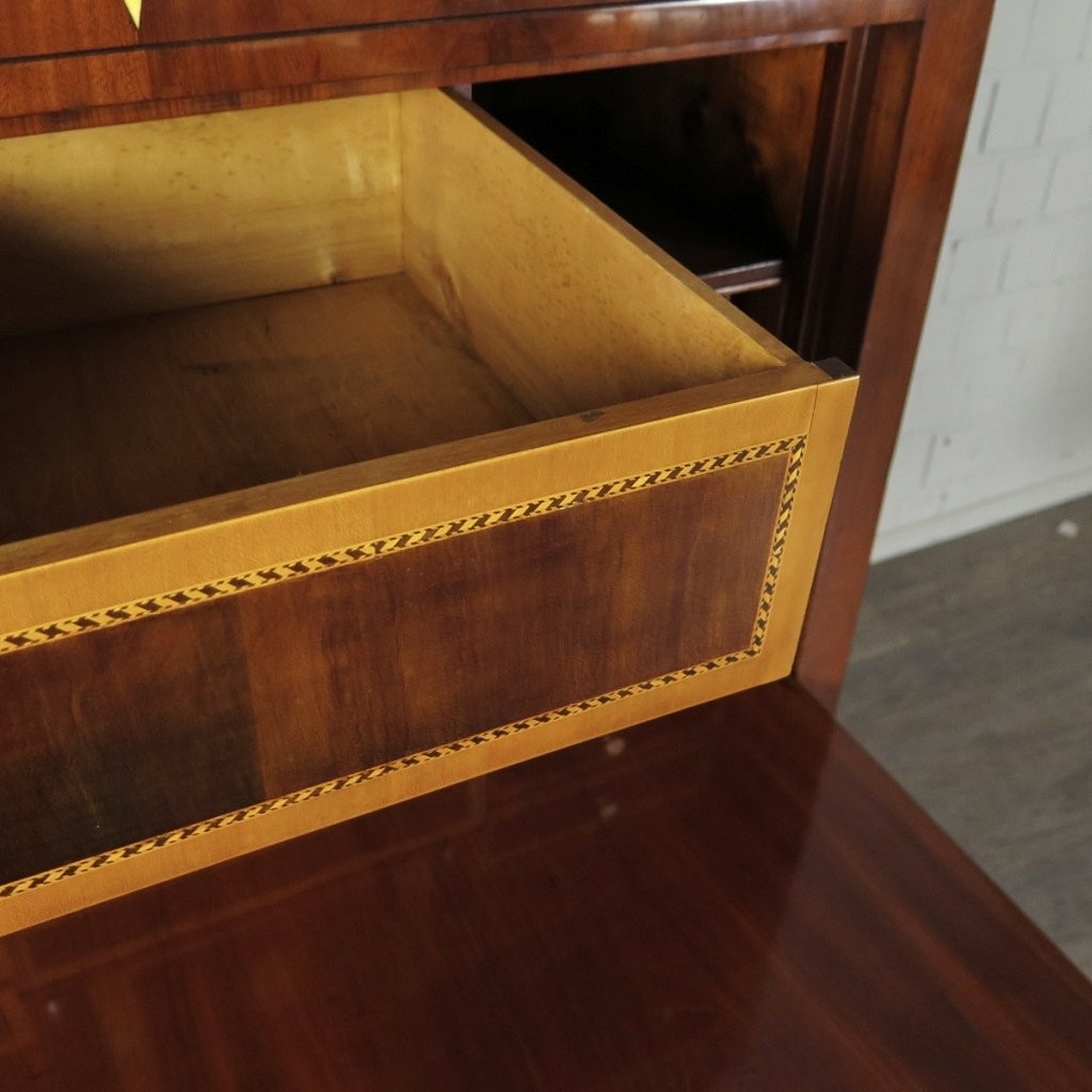 Sekretär Schreibtisch Stehpult Biedermeier 1830 Mahagoni