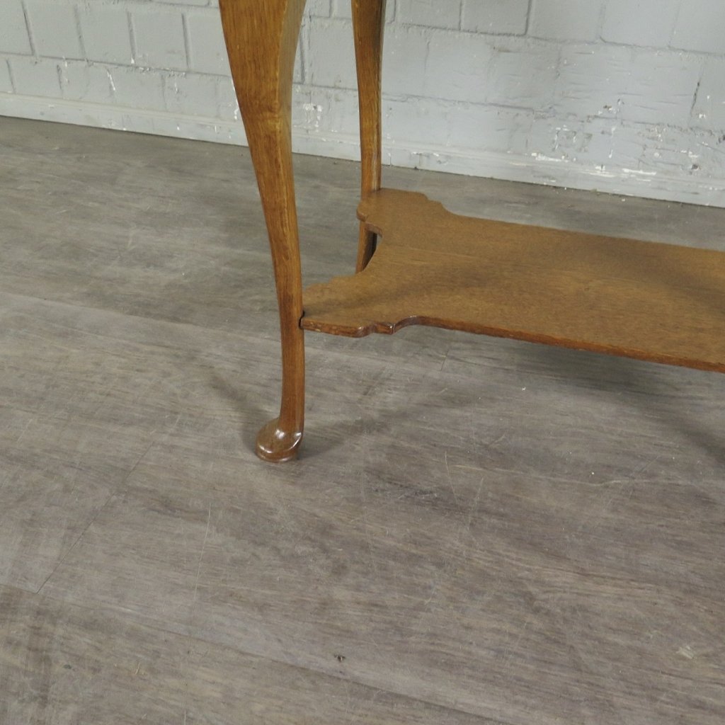 Teeschränkchen Tabletttisch Jugendstil 1900 Eiche