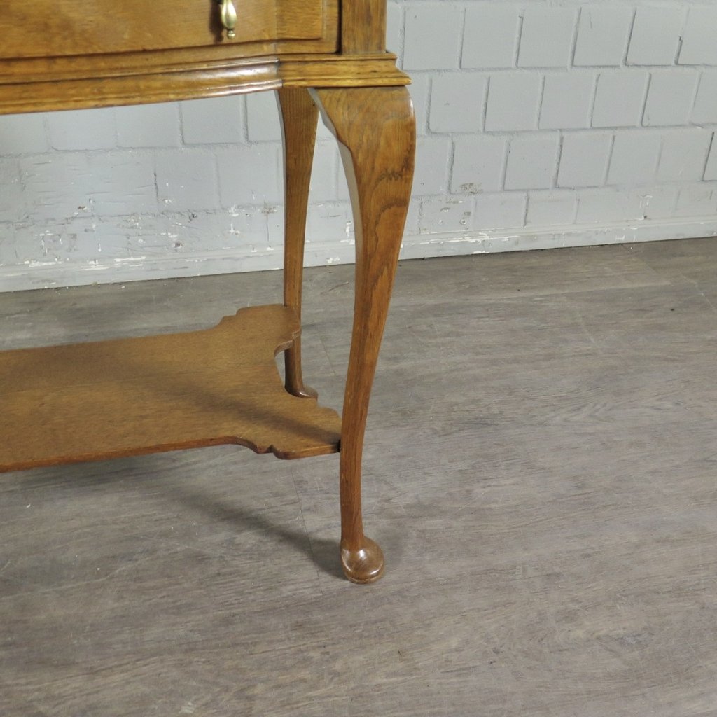 Teeschränkchen Tabletttisch Jugendstil 1900 Eiche