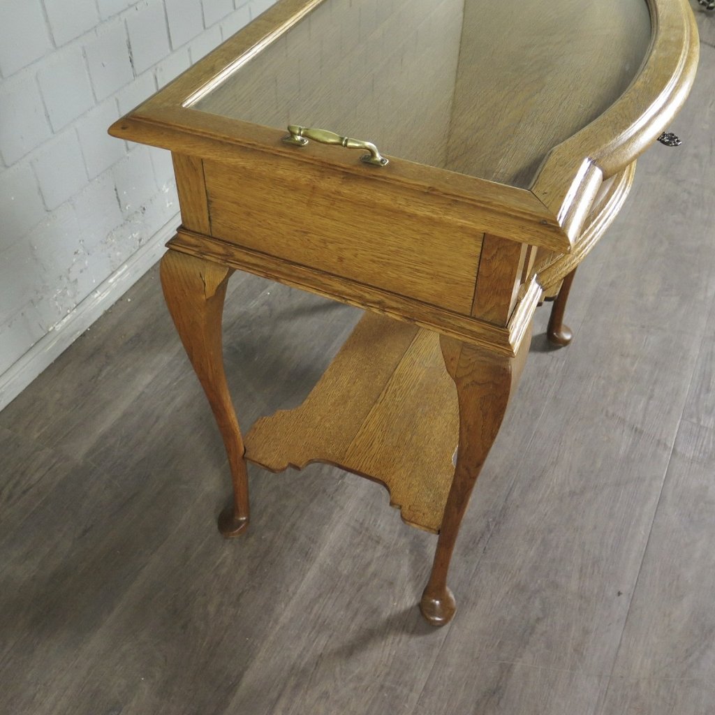 Teeschränkchen Tabletttisch Jugendstil 1900 Eiche