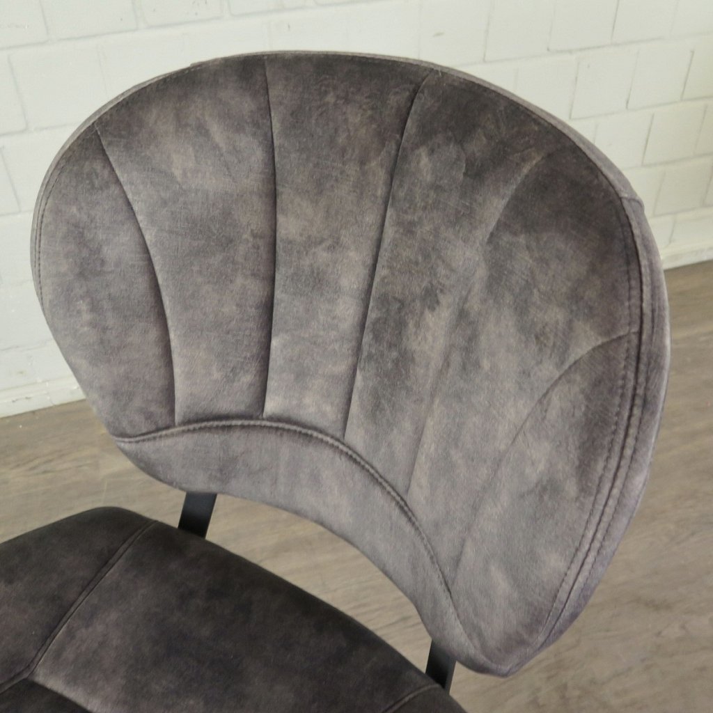 Retro Design Stuhl Esszimmerstuhl Grau Setpreis