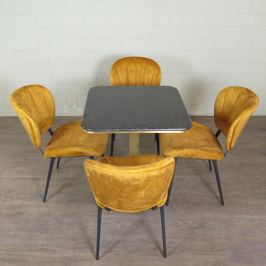 Retro Design Stuhl Esszimmerstuhl Senfgelb Setptreis