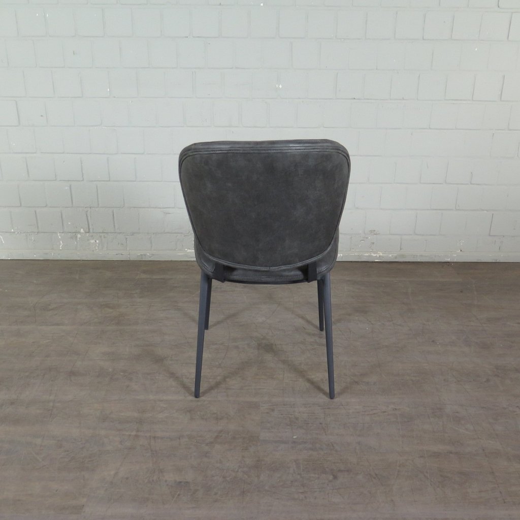 Retro Design Stuhl Esszimmerstuhl Grau Setpreis