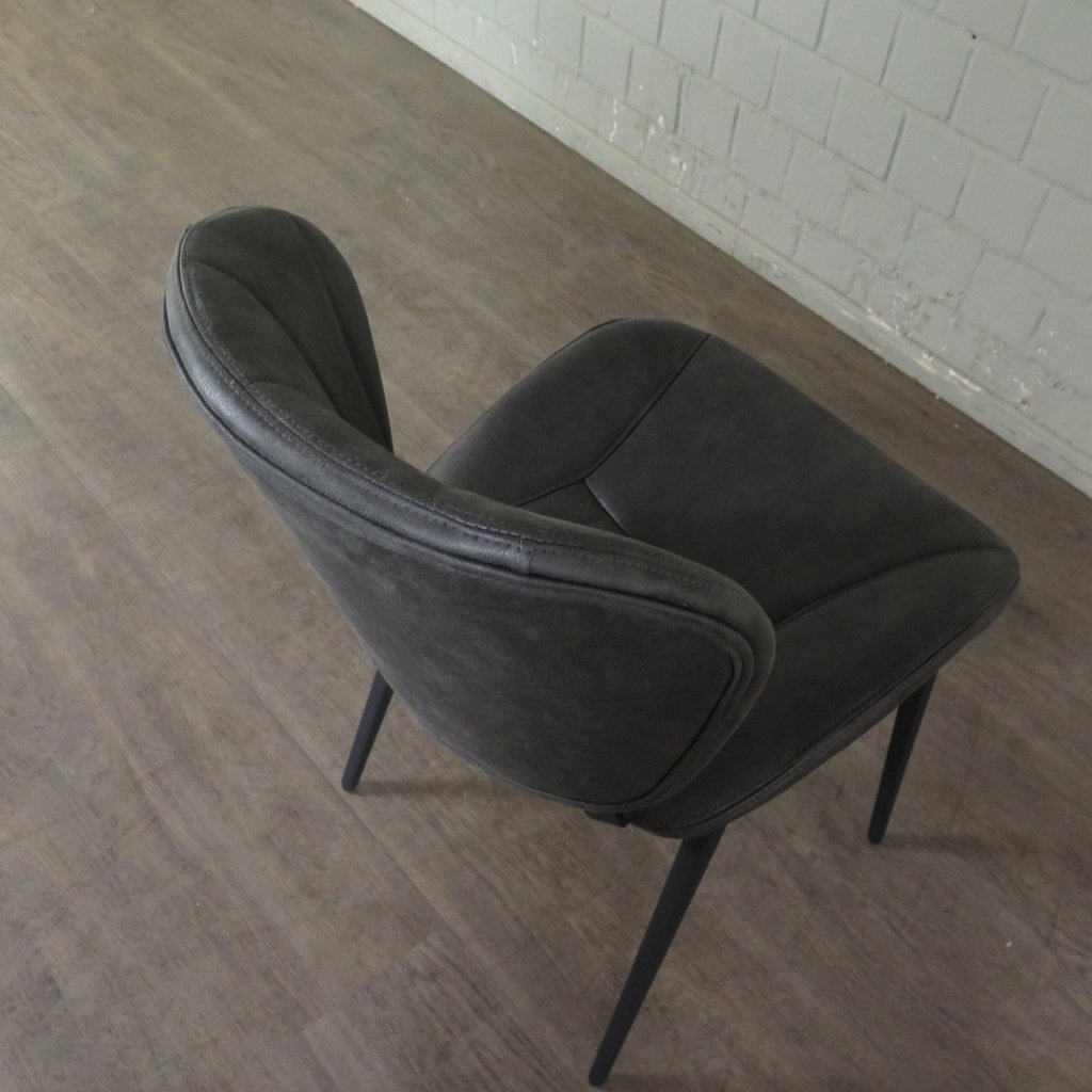Retro Design Stuhl Esszimmerstuhl Grau Setpreis