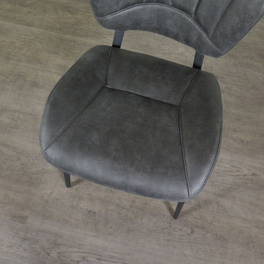 Retro Design Stuhl Esszimmerstuhl Grau Setpreis