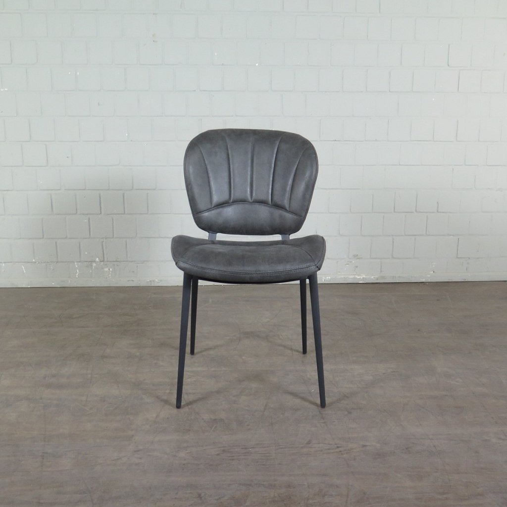 Retro Design Stuhl Esszimmerstuhl Grau Setpreis