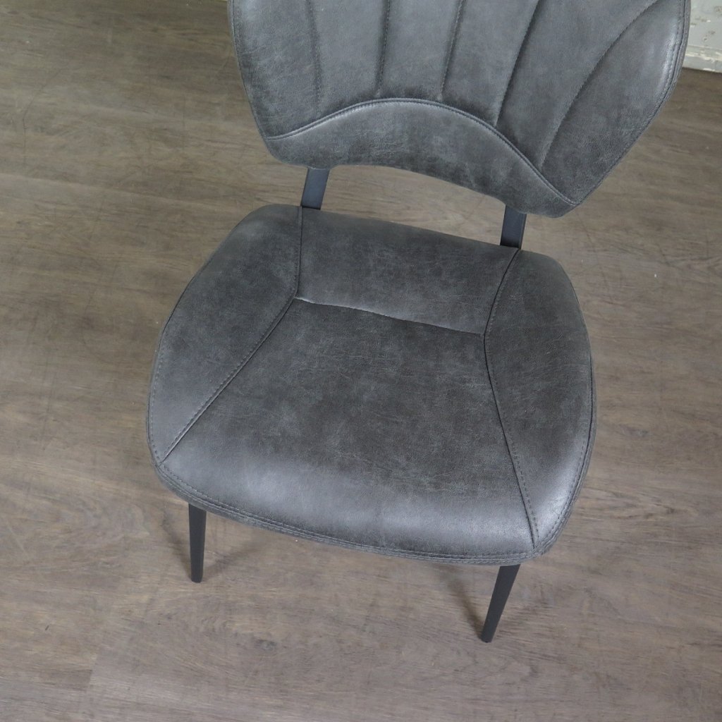 Retro Design Stuhl Esszimmerstuhl Grau Setpreis