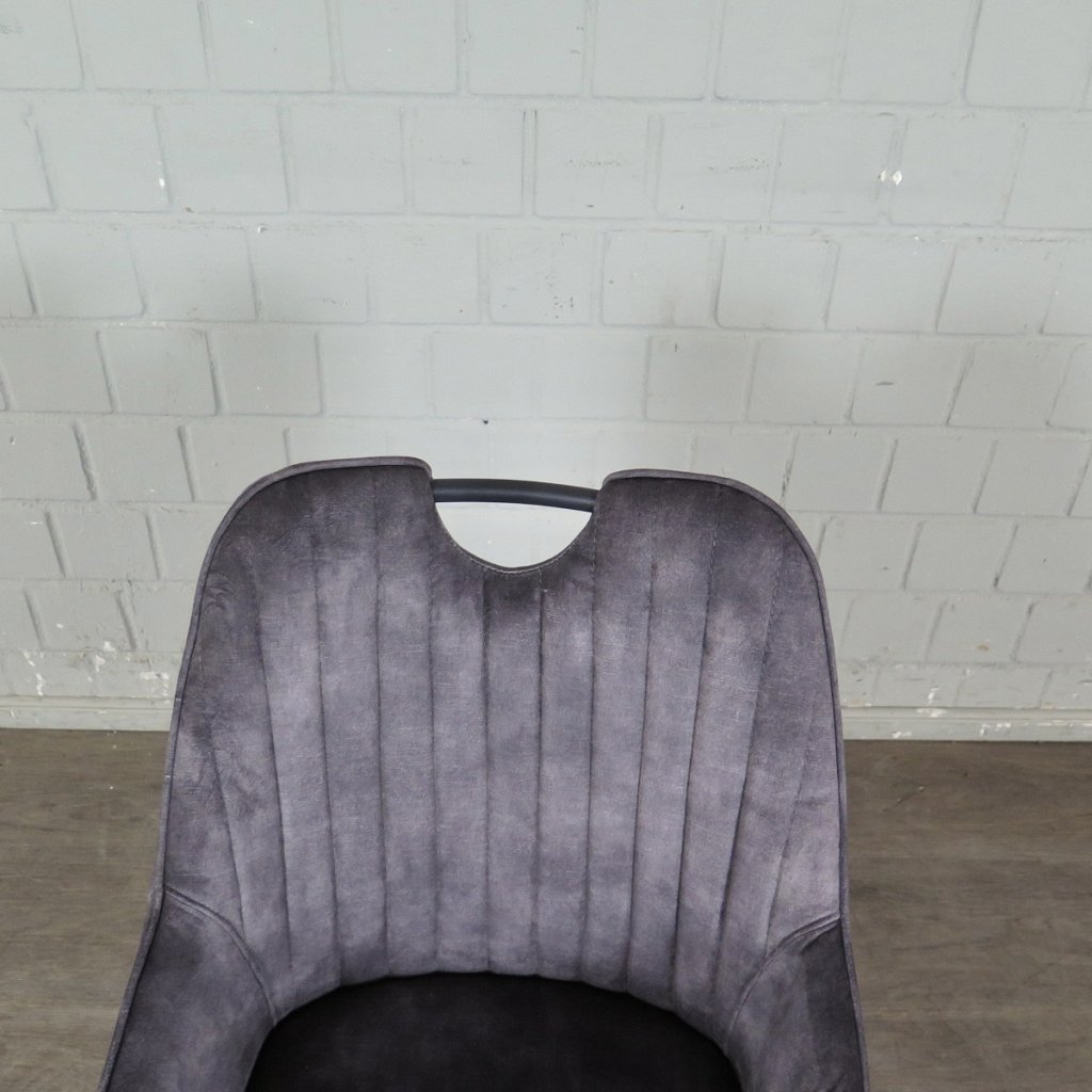 Retro Design Stuhl Esszimmerstuhl Grau Setpreis