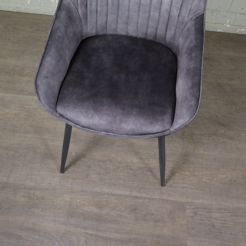 Retro Design Stuhl Esszimmerstuhl Grau Setpreis