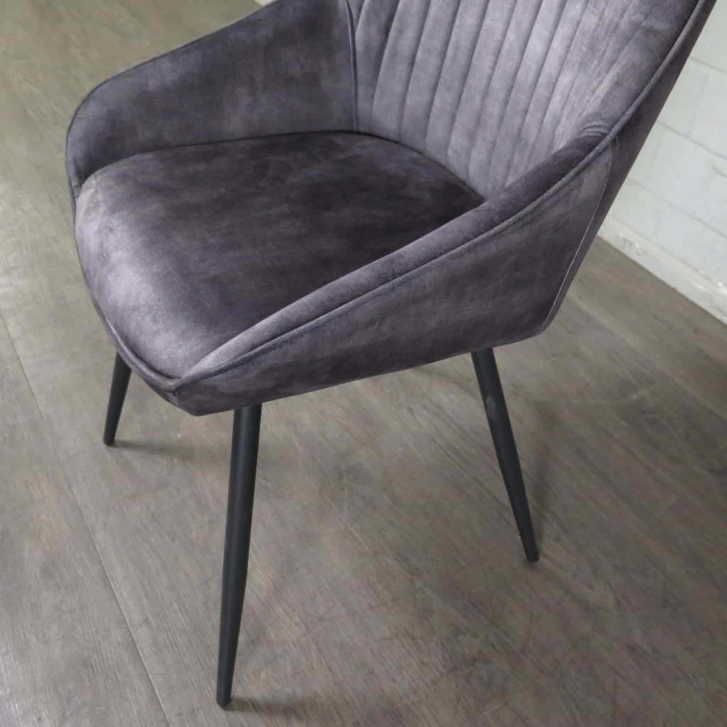 Retro Design Stuhl Esszimmerstuhl Grau Setpreis