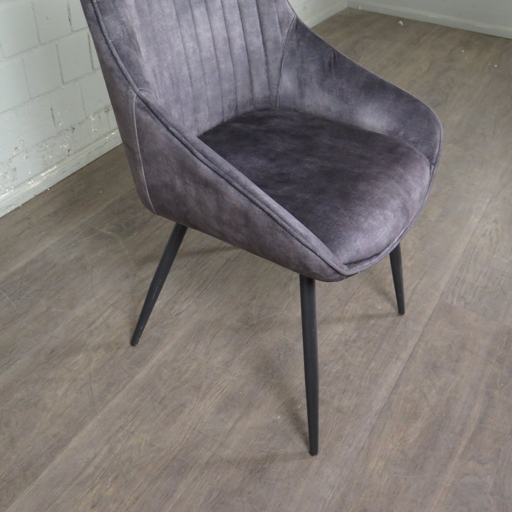 Retro Design Stuhl Esszimmerstuhl Grau Setpreis