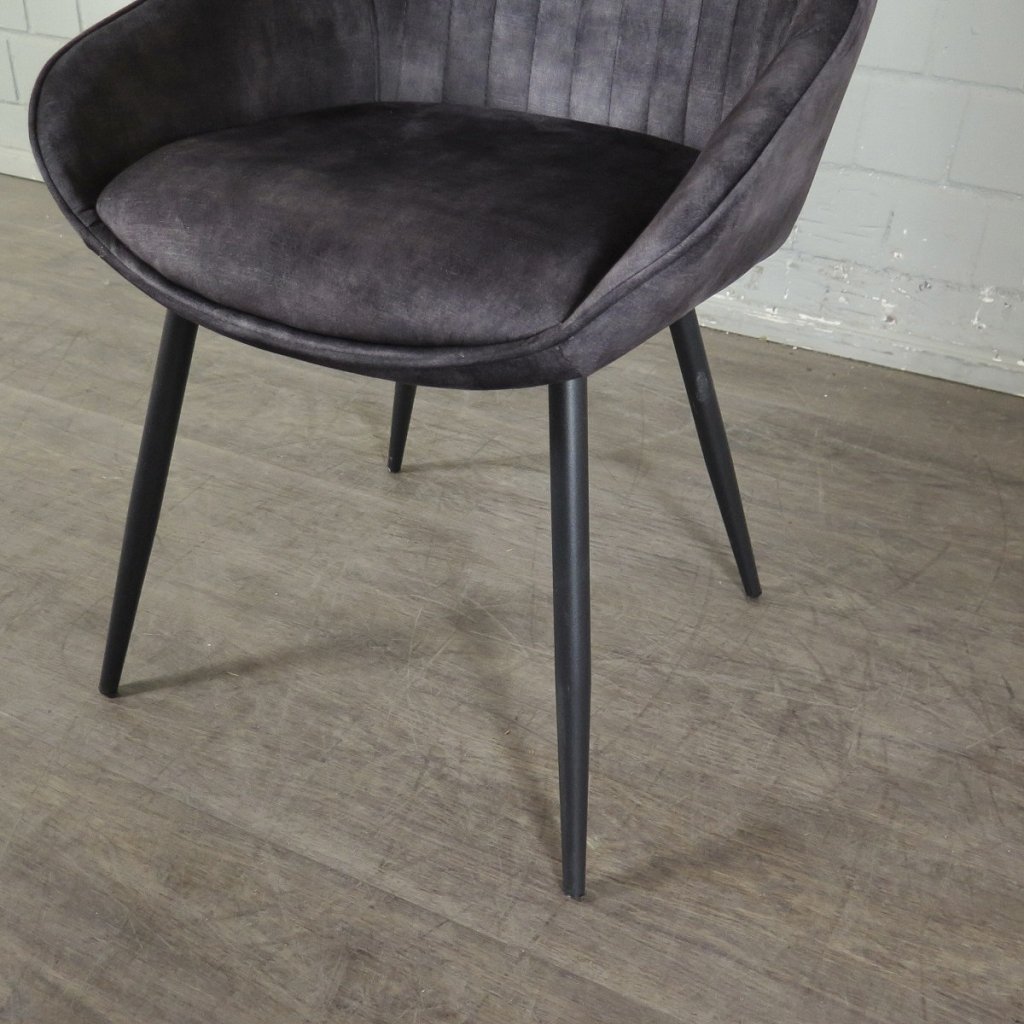 Retro Design Stuhl Esszimmerstuhl Grau Setpreis