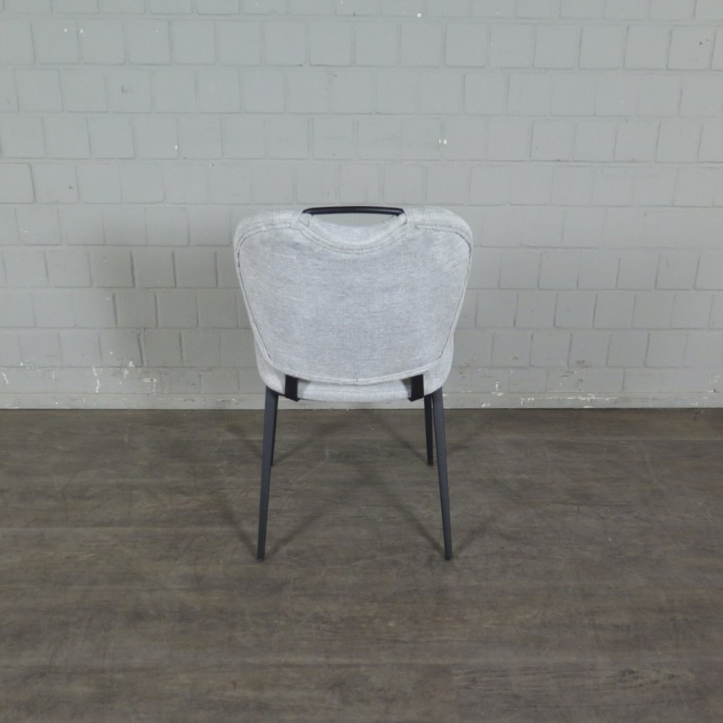 Retro Design Stuhl Esszimmerstuhl Hellgrau Setpreis