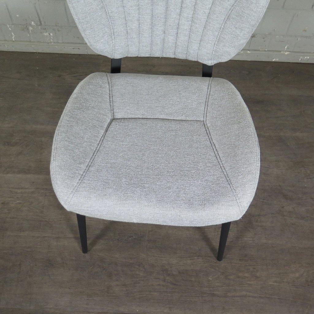 Retro Design Stuhl Esszimmerstuhl Hellgrau Setpreis