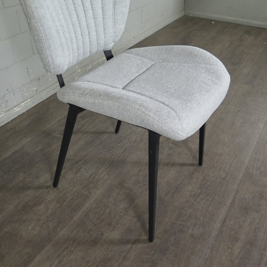 Retro Design Stuhl Esszimmerstuhl Hellgrau Setpreis