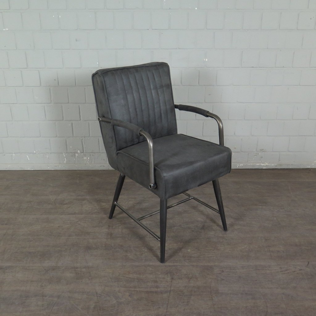 Retro Design Stuhl Esszimmerstuhl Anthrazit Setpreis