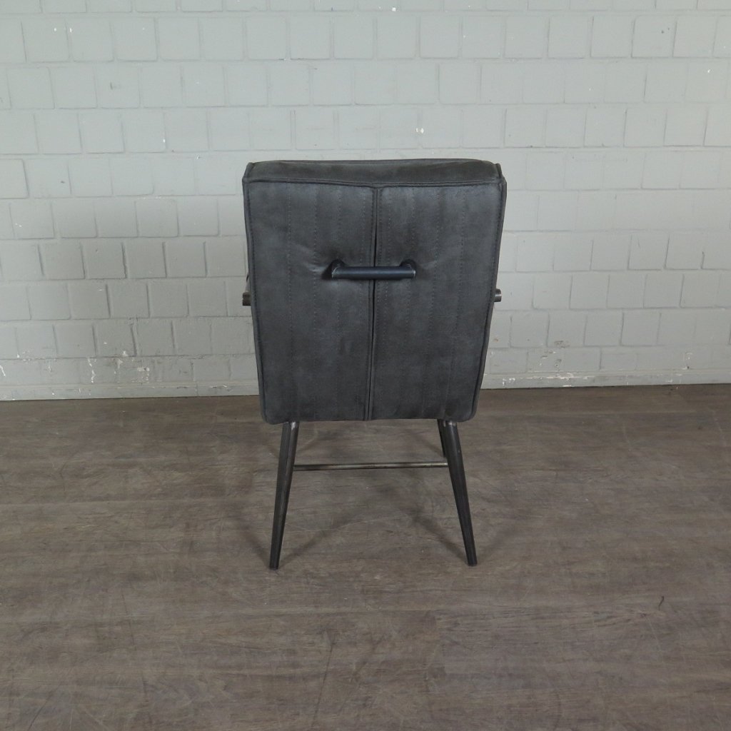 Retro Design Stuhl Esszimmerstuhl Anthrazit Setpreis