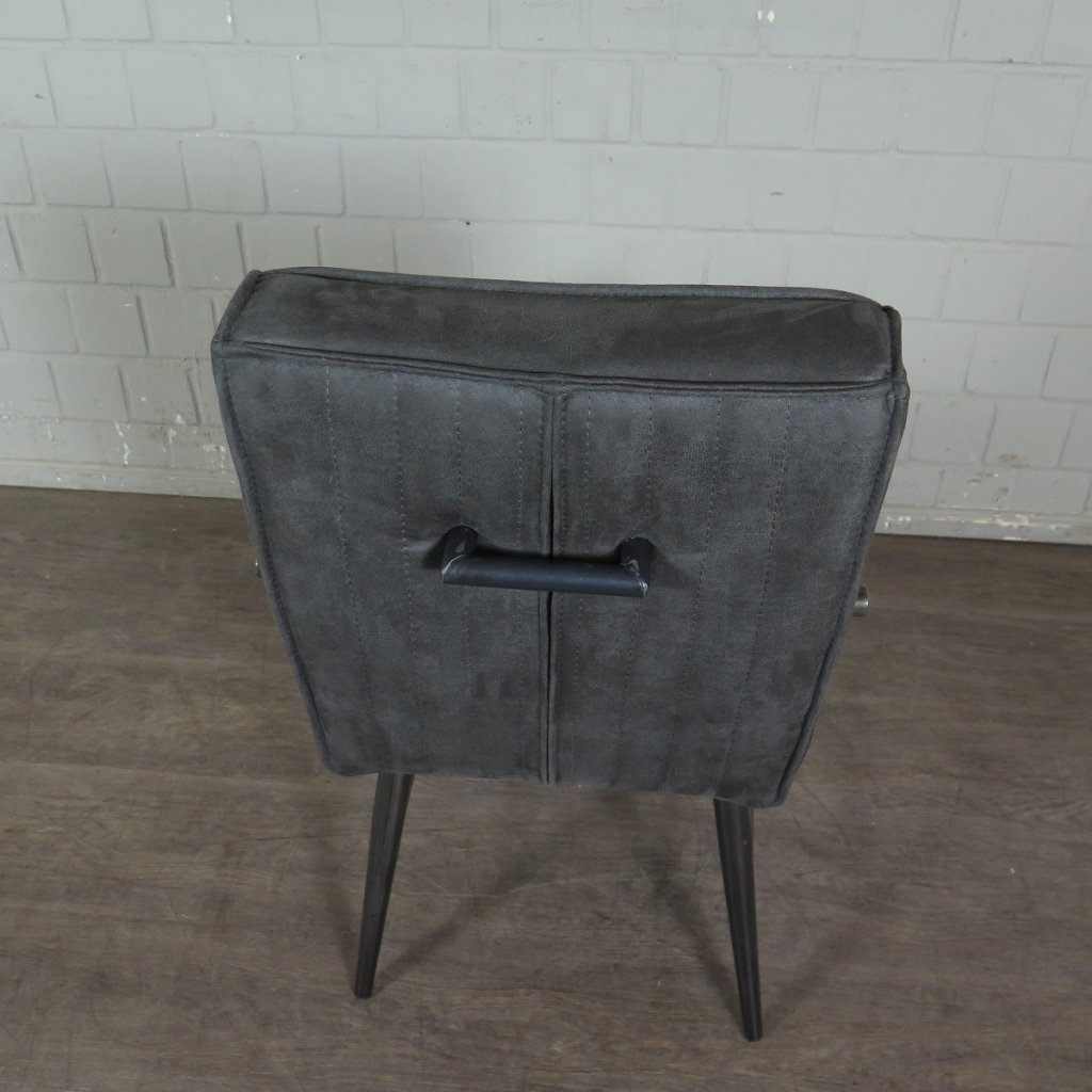 Retro Design Stuhl Esszimmerstuhl Anthrazit Setpreis