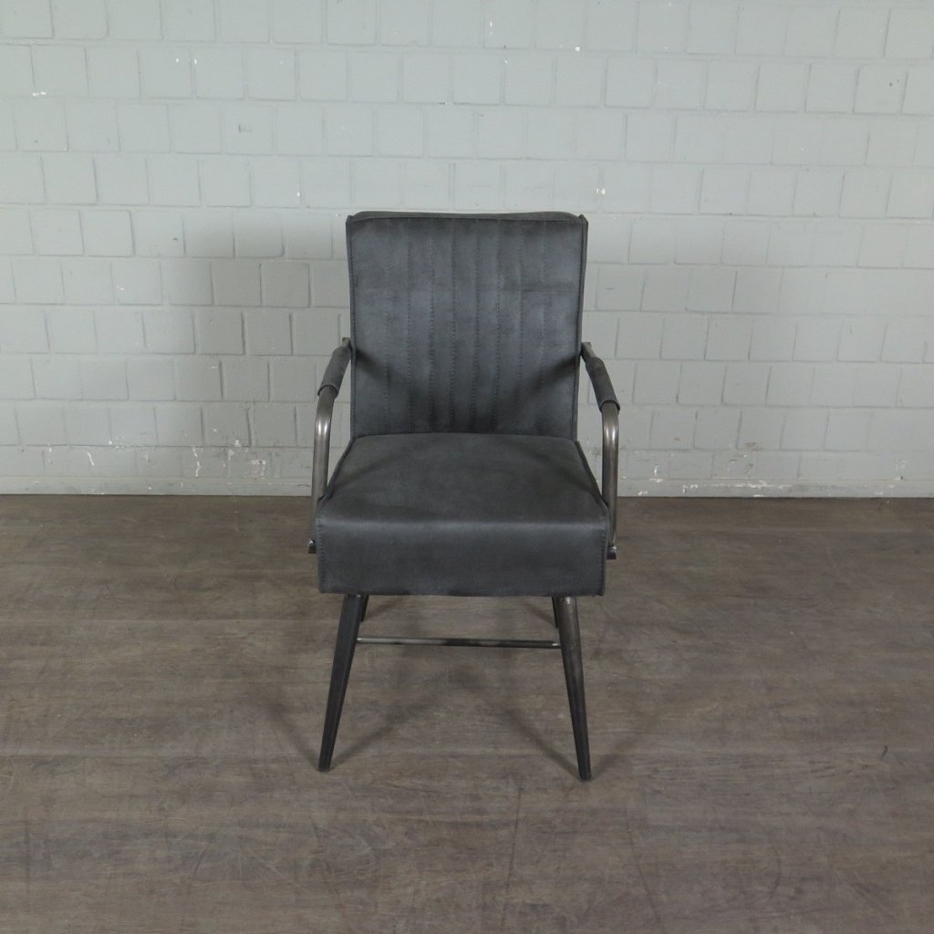 Retro Design Stuhl Esszimmerstuhl Anthrazit Setpreis