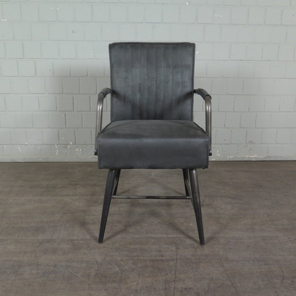 Retro Design Stuhl Esszimmerstuhl Anthrazit Setpreis