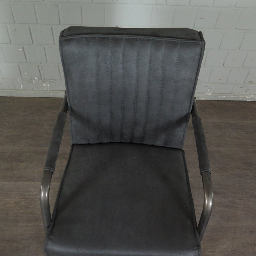 Retro Design Stuhl Esszimmerstuhl Anthrazit Setpreis