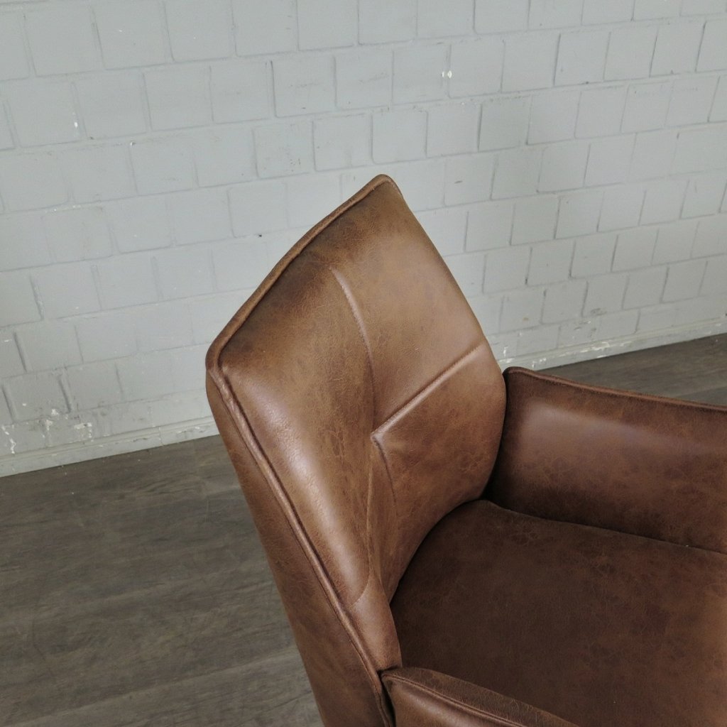 Retro Design Stuhl Esszimmerstuhl Cognac Setpreis