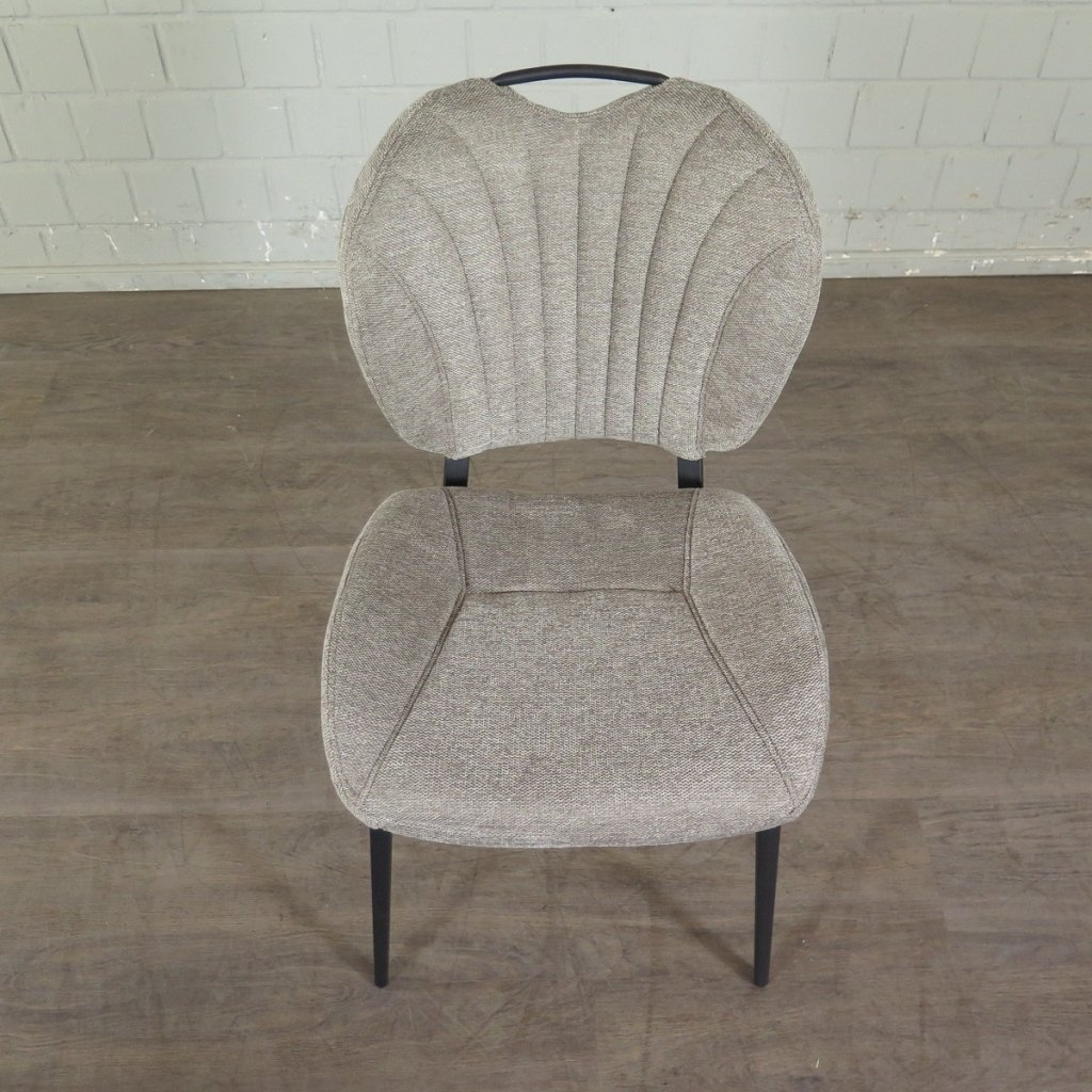 Retro Design Stuhl Esszimmerstuhl Beige Setpreis - immagine 2